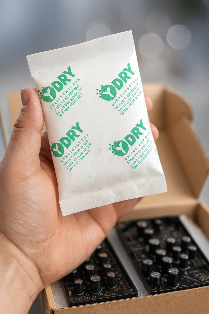 Calculadora de Desecantes YDRY: protege tus productos con la dosis exacta de control de humedad 3 ydry desecntes usados en componentes electronicos