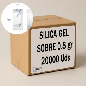 DESECANTE SOBRE SILICA 0.5G CONTROL DE HUMEDAD PEM HI (PTDCPHSI0.5) 20000UD