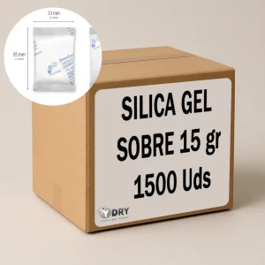 DESECANTE SOBRE SILICA 15G  CONTROL DE HUMEDAD PEM HI (PTDCPHSI15) 1000UD